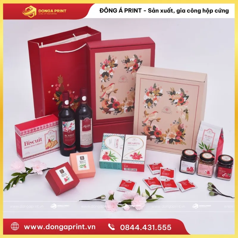 In túi giấy đựng quà Tết