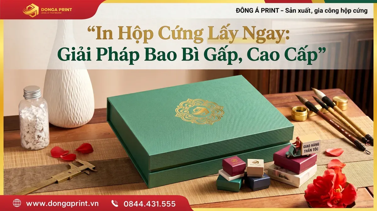 In Hộp Cứng Lấy Ngay: Giải Pháp Bao Bì Gấp, Cao Cấp