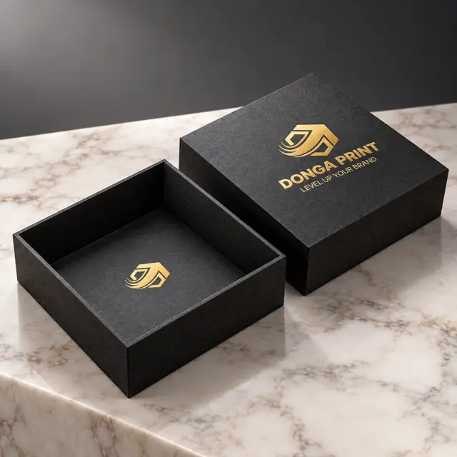 Hộp âm dương đen sang trọng – Đông Á Print