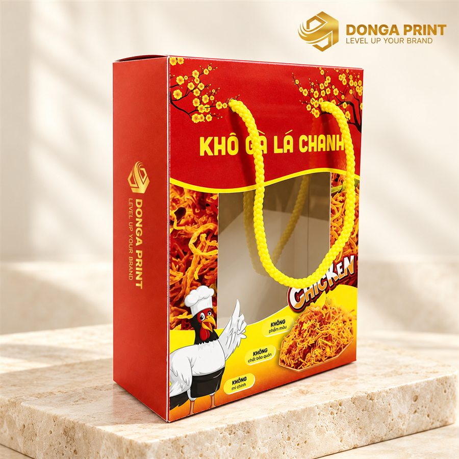 In Hộp Giấy Có Cửa Sổ Theo Yêu Cầu: 6 Kiểu Khoét & Lưu Ý 17 Bộ hộp đỏ có cửa sổ khoét nhiều kích thước, in hộp giấy có cửa sổ theo bộ