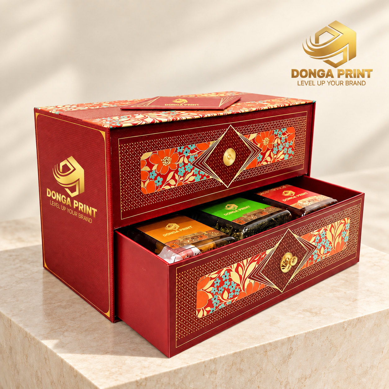 Chính Sách Ưu Đãi Khách Doanh Nghiệp Tại Đông Á Print 9 Set quà đồng bộ cho khách doanh nghiệp