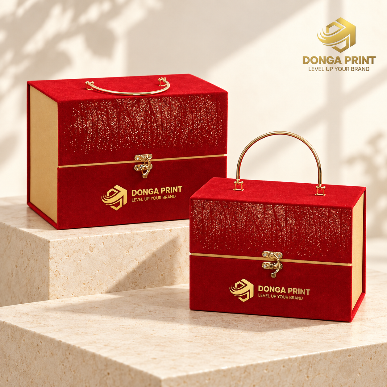 Hộp Quà Tết Cho Ngân Hàng & Tổ Chức Tài Chính: Sang, Chuẩn Mực, Đúng Thương Hiệu 13 Set quà trong khay định hình, sang trọng