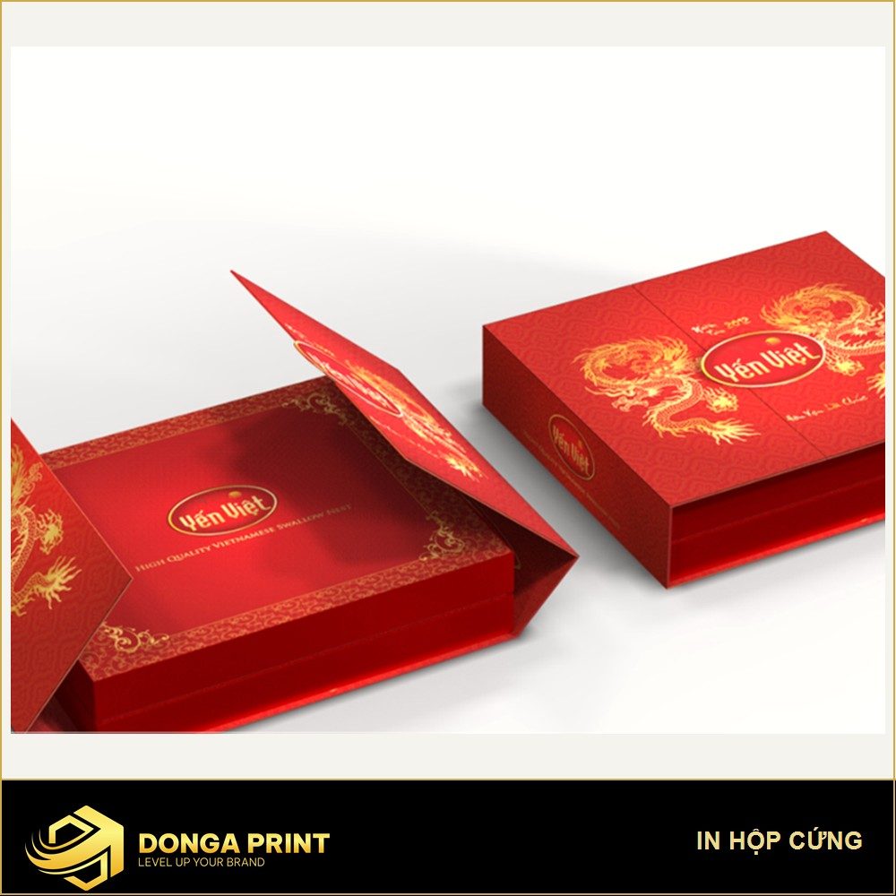 Hộp Quà Tặng Doanh Nghiệp Cao Cấp: Cách Chọn & Đặt In Chuẩn Thương Hiệu 14 So sánh đặt cạnh: hộp giấy thường vs hộp cứng bồi ép kim